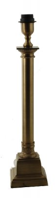 Lampfot - 53cm - Antik mässing