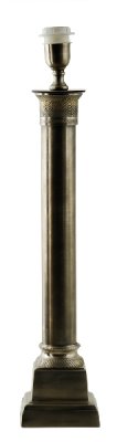 Lampfot - 63cm - Antik silver