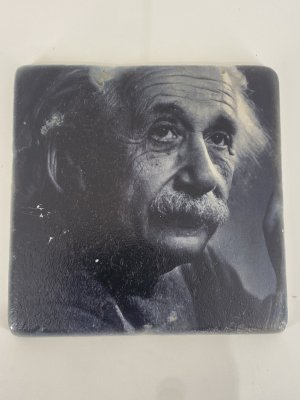 Glasunderlägg - Einstein 