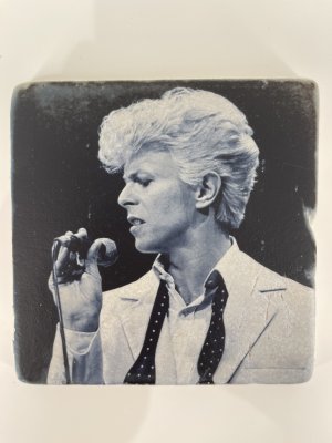 Glasunderlägg - Bowie