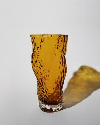 Vas Ostrea Rock glass - Amber